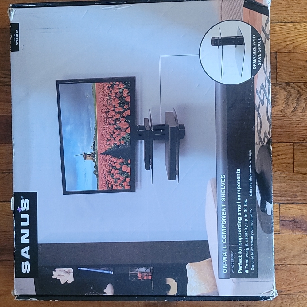 On-wall Component shelves